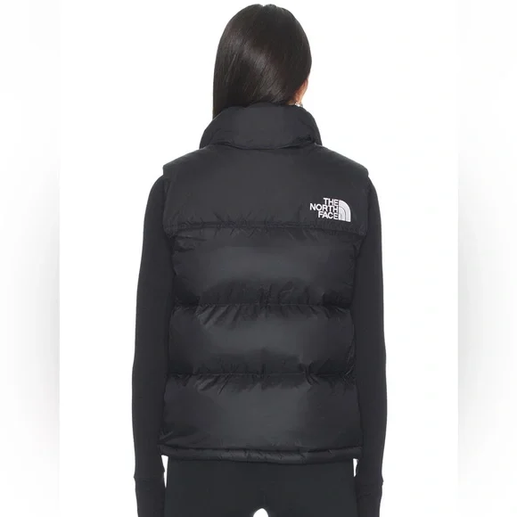 North face black 1996 retro nuptse vest in black puffer - Picture 3 of 8